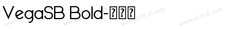VegaSB Bold字体转换